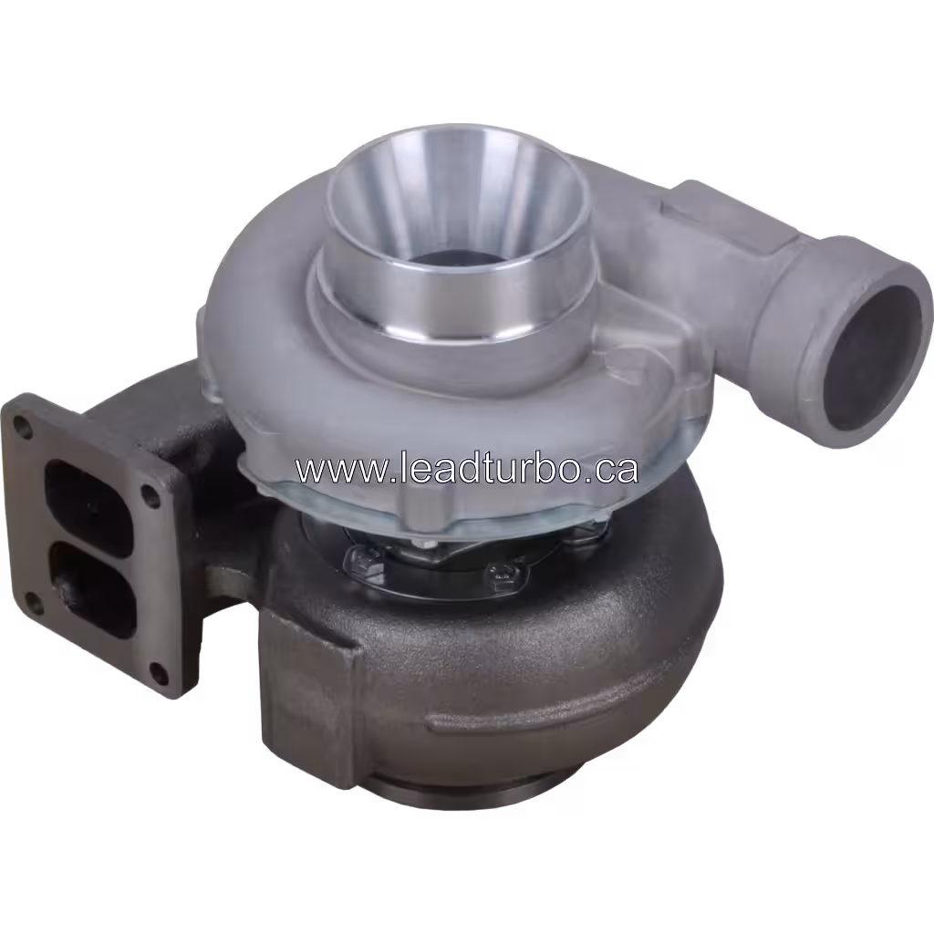 Vue avant du turbocompresseur Cummins L10