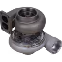 Turbolader 6505-52-5540 KTR110G-K75B, Untersicht mit Auslassflansch