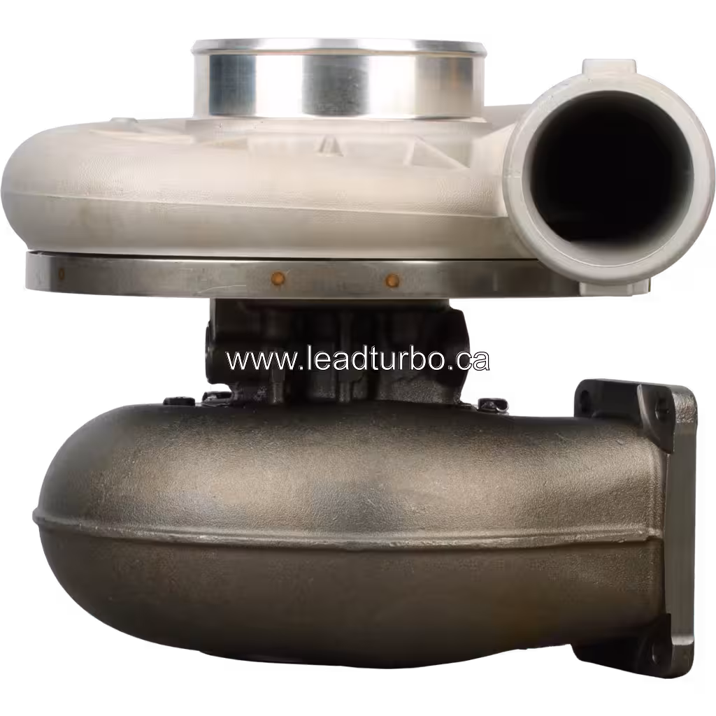 Turbosprężarka zamiennik do Cummins QSK60 2500HP widok z przodu