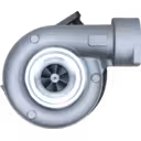 Turbosprężarka zamiennik do silnika Caterpillar 3306 widok z przodu