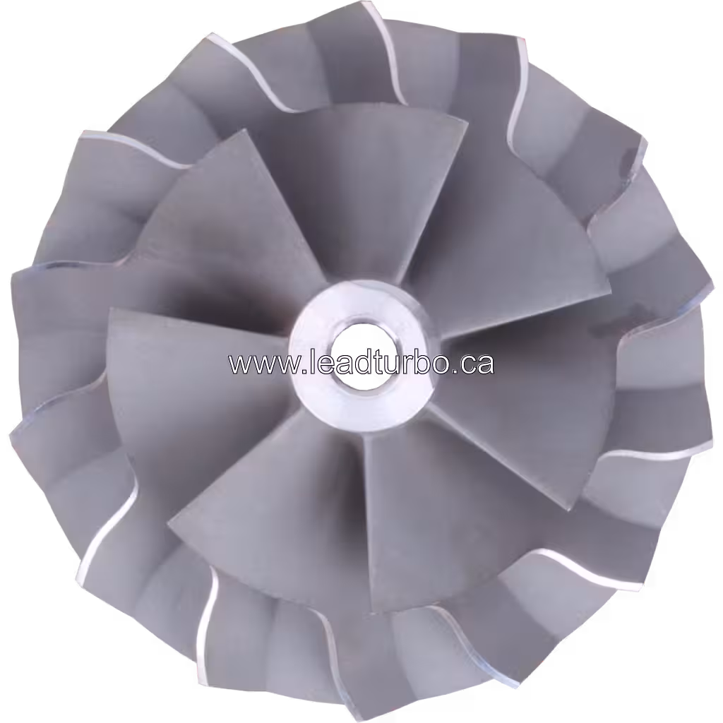 Compressor wheel FOR 10R02660 CW para turbo J96, vista frontal
