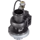 10R1795 turbocharger bottom view showing turbine housing and wastegate for CAT 3126