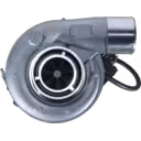 10R1795 S200AG047 turbocharger front view showing compressor wheel for CAT 3126 C7