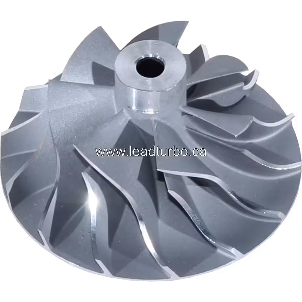169110 J96 Compressor Wheel - Turbocharger Replacement Component 45 degree view