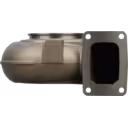 3522914A HC5A turbine housing front view with rectangular flange