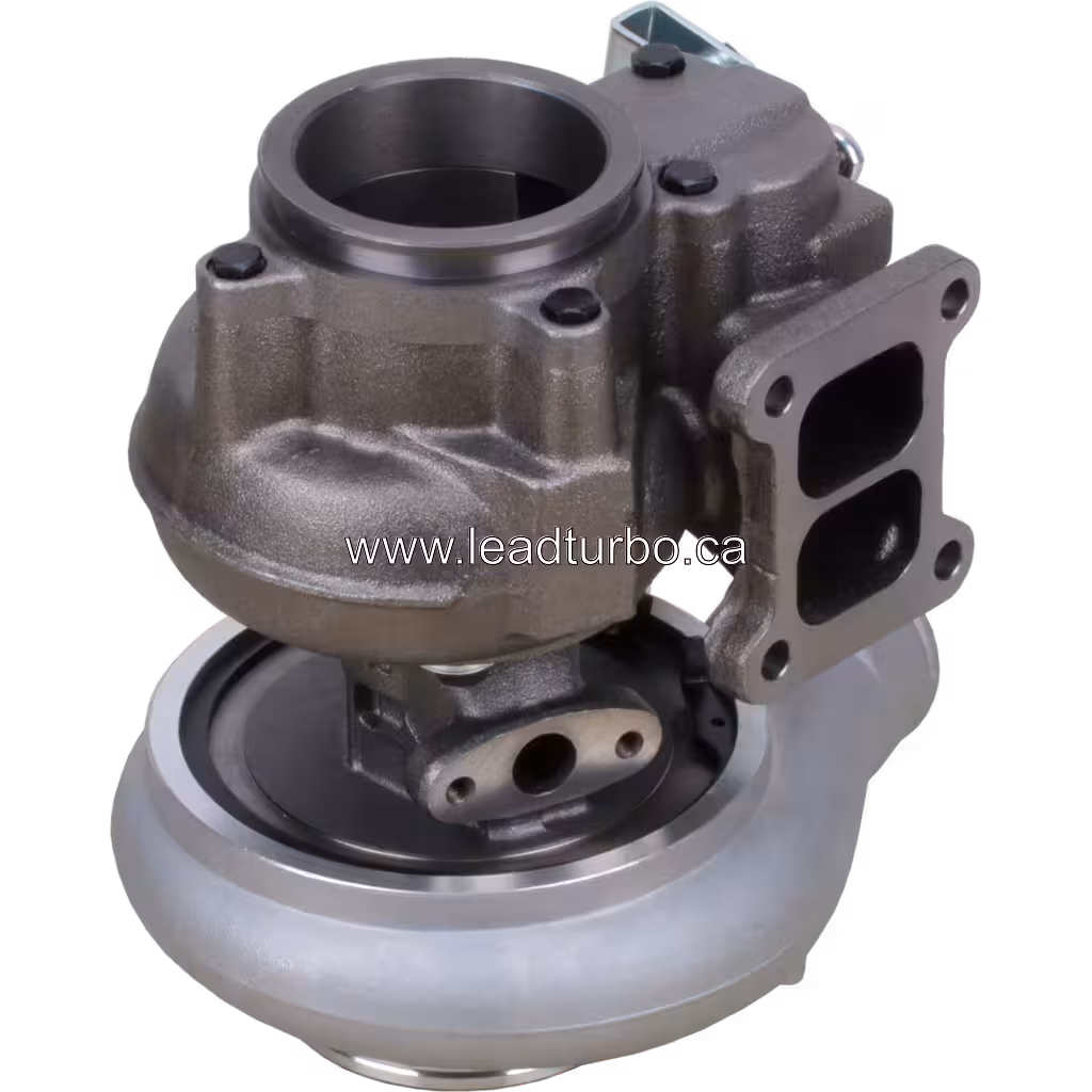 Турбокомпресор 3778133 HX40W для DCEC C245 (заміна OEM 2882066) bottom 45 degree view