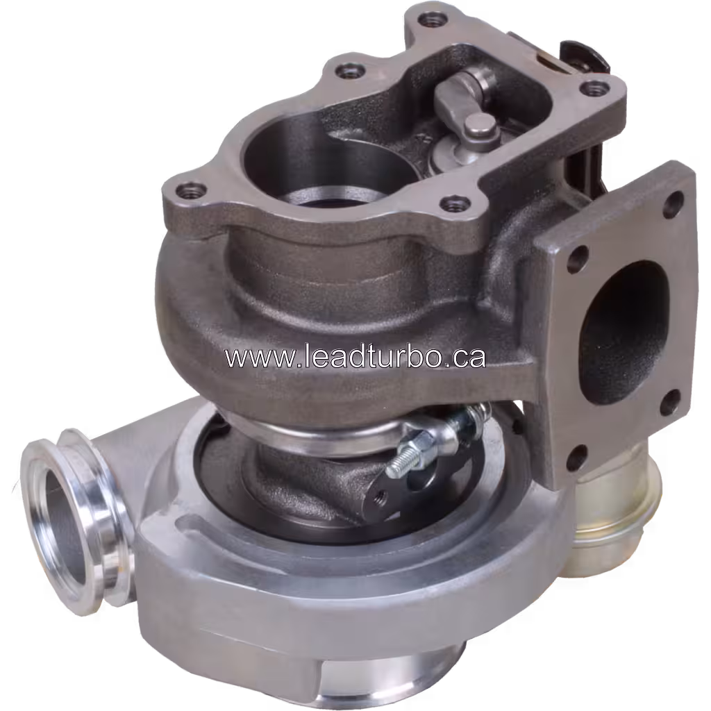 Турбокомпресор 4955725 HE221W для Cummins QSB (Tier 3) bottom 45 degree view