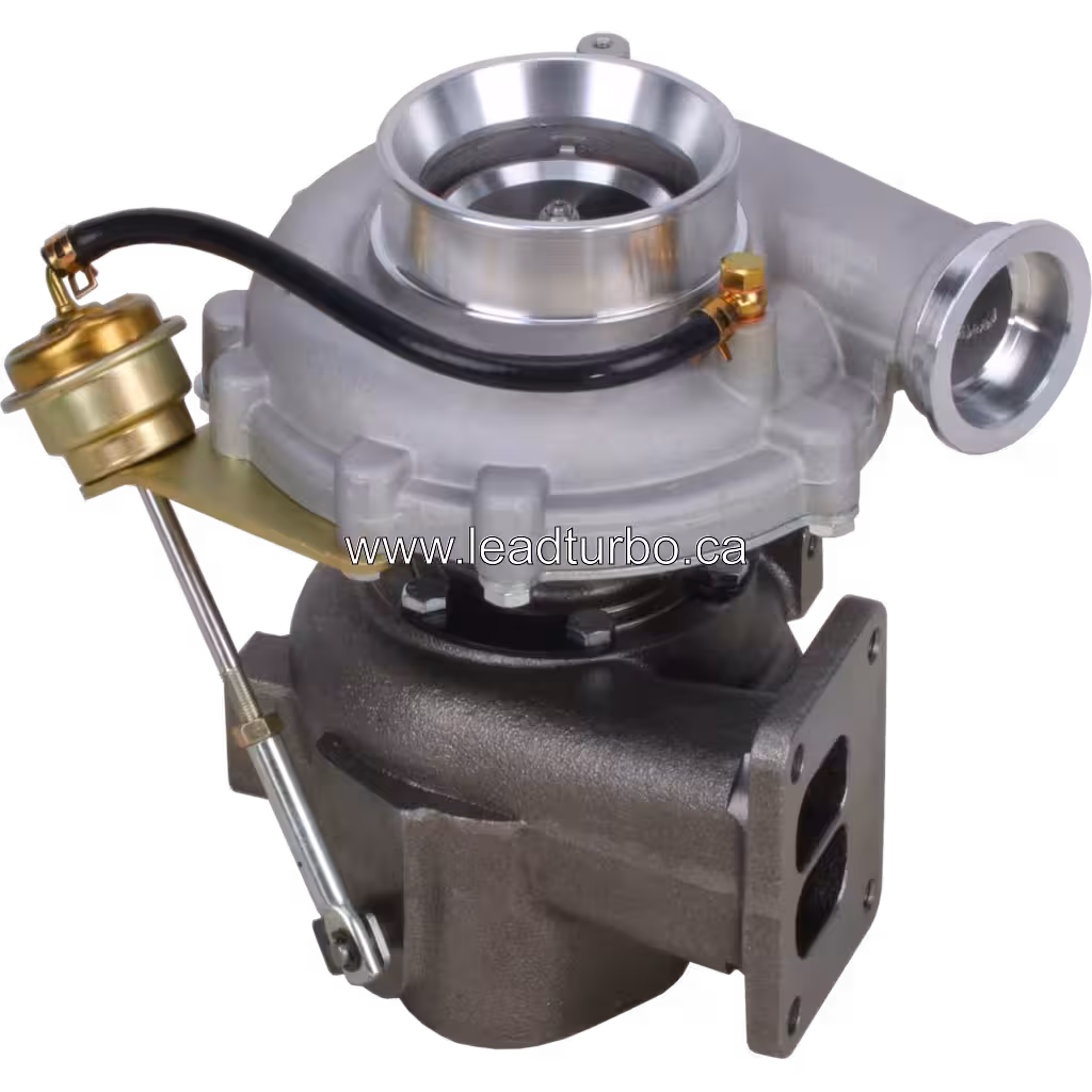 K27 Turbocharger assembly side view with actuator