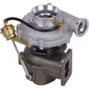 K27 Turbocharger assembly side view with actuator