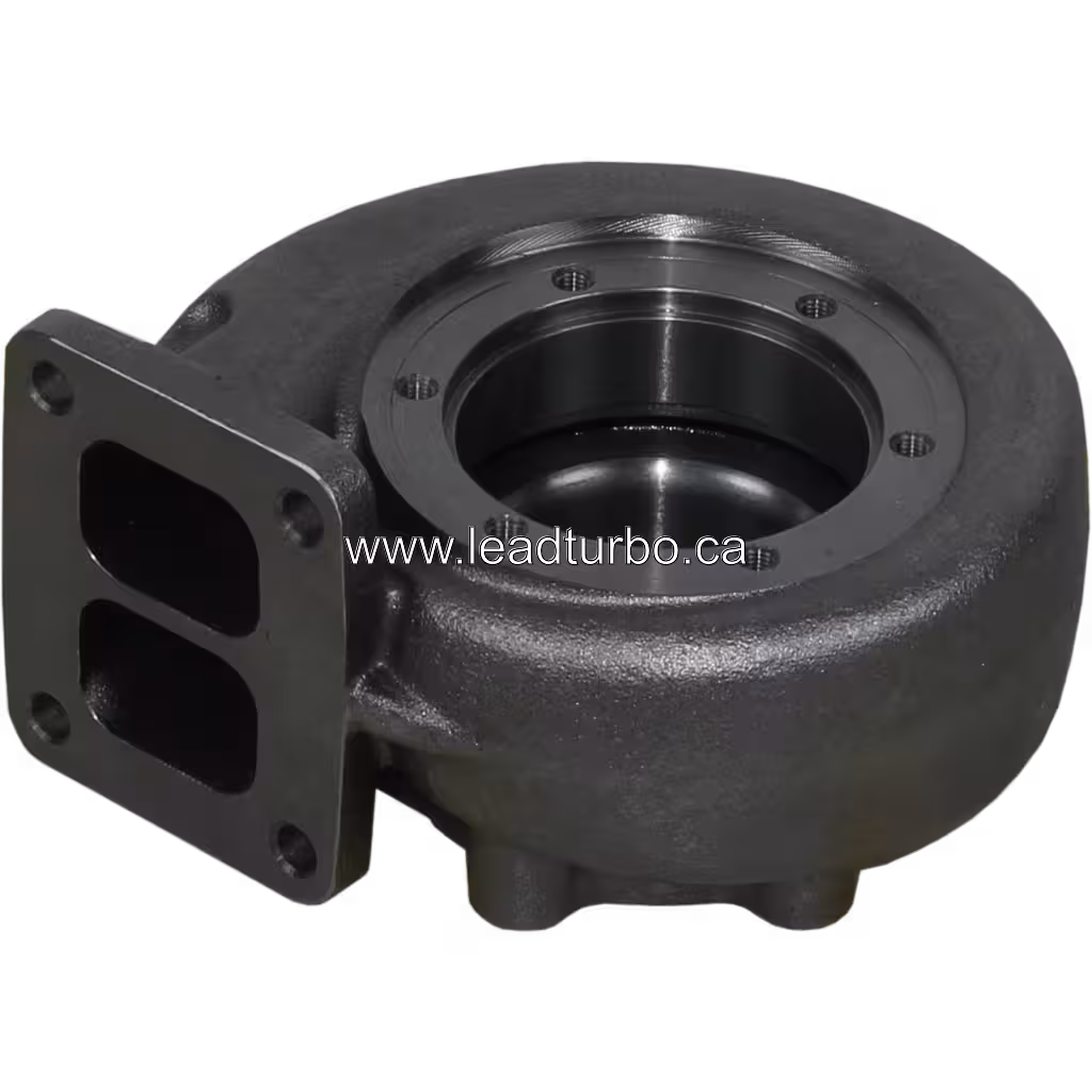 53311016519 Turbine Housing for MAN D2876LF12 510HP Bus Turbocharger bottom 45 degree view