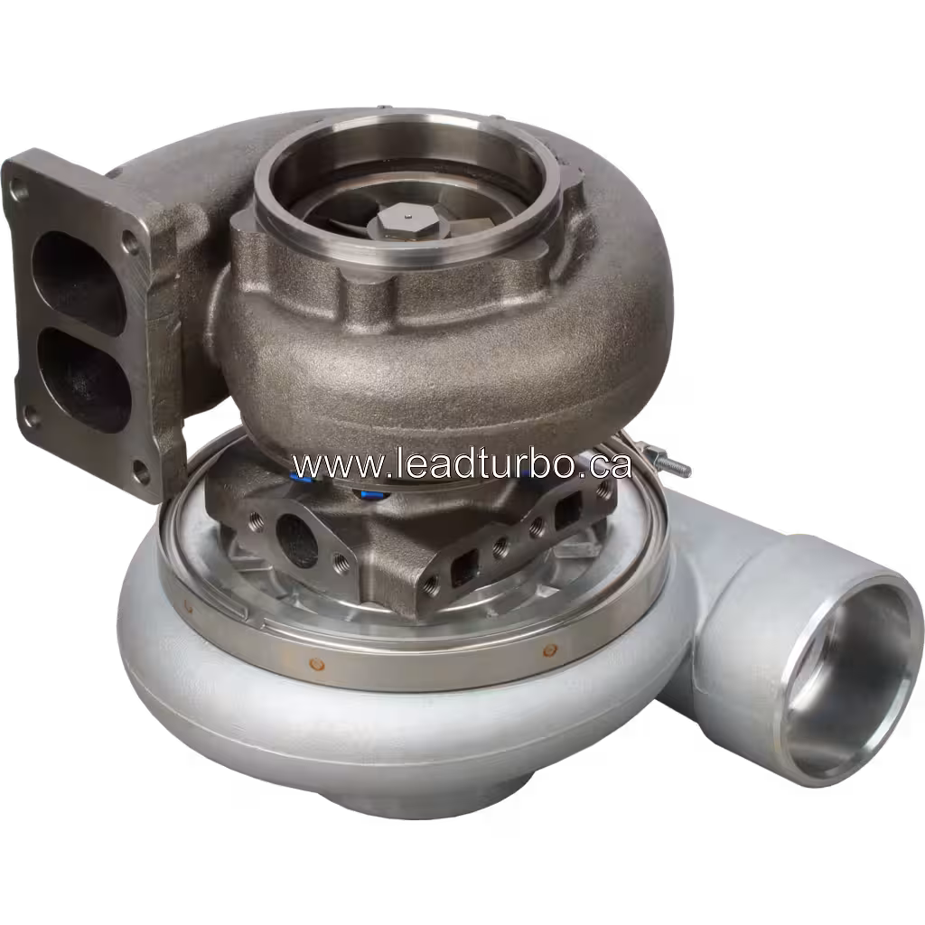 Турбокомпресор 6505525540 KTR110G-K75B для Komatsu SA6D170E-2A-D bottom 45 degree view