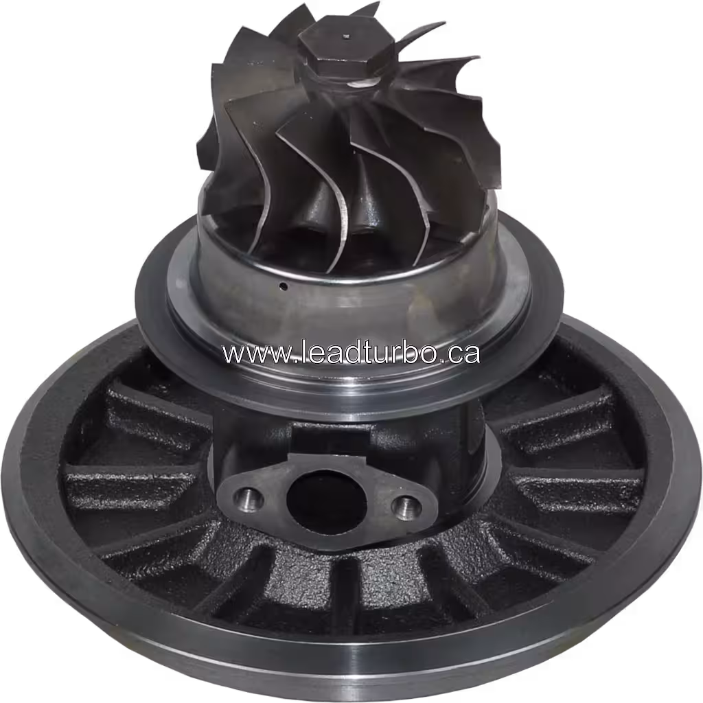 Cœur de Turbocompresseur 451491-0002 BTG7506 pour Engins de Chantier CAT bottom 45 degree view