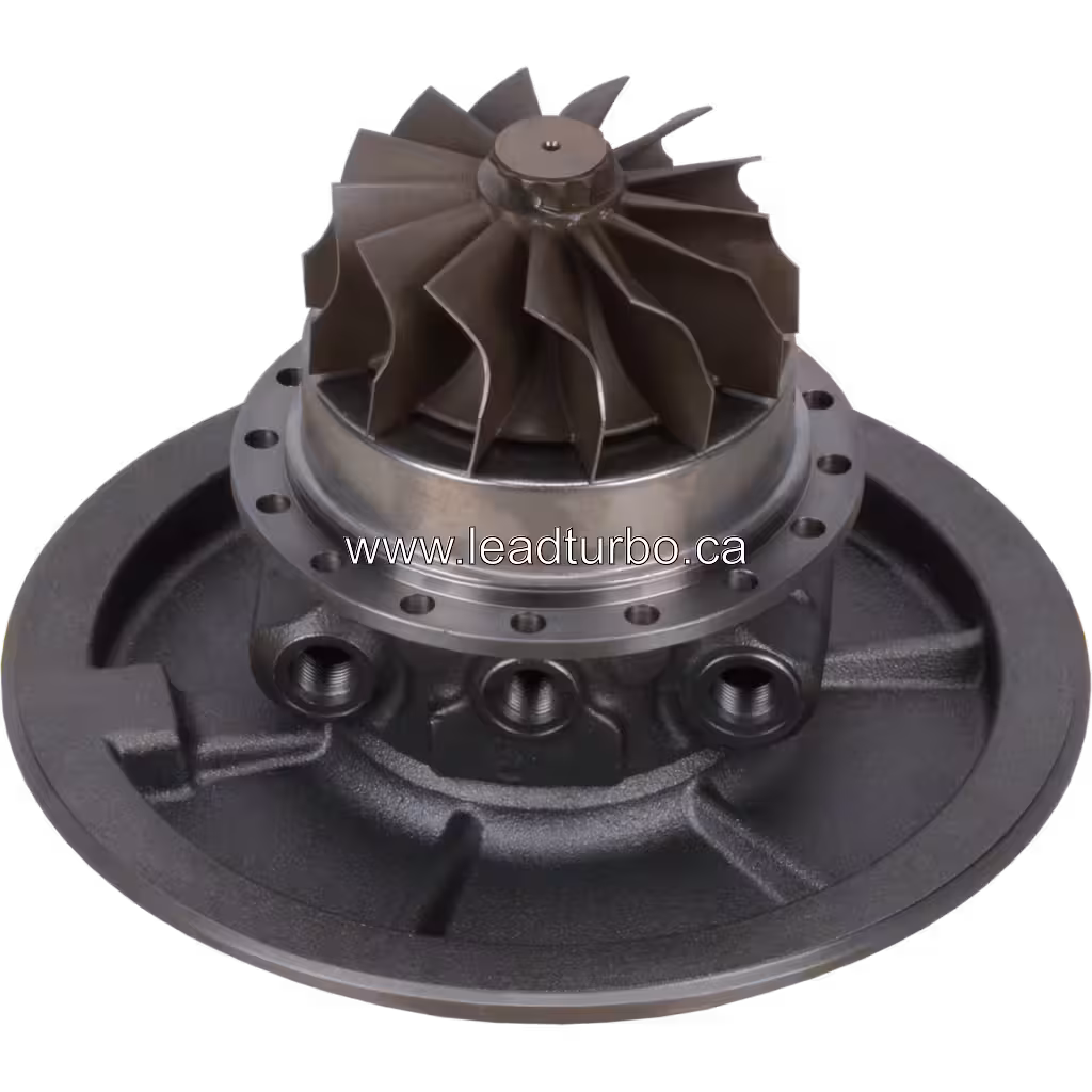 Cœur de Turbocompresseur HX82 3598329 pour Cummins QSV91 bottom 45 degree view