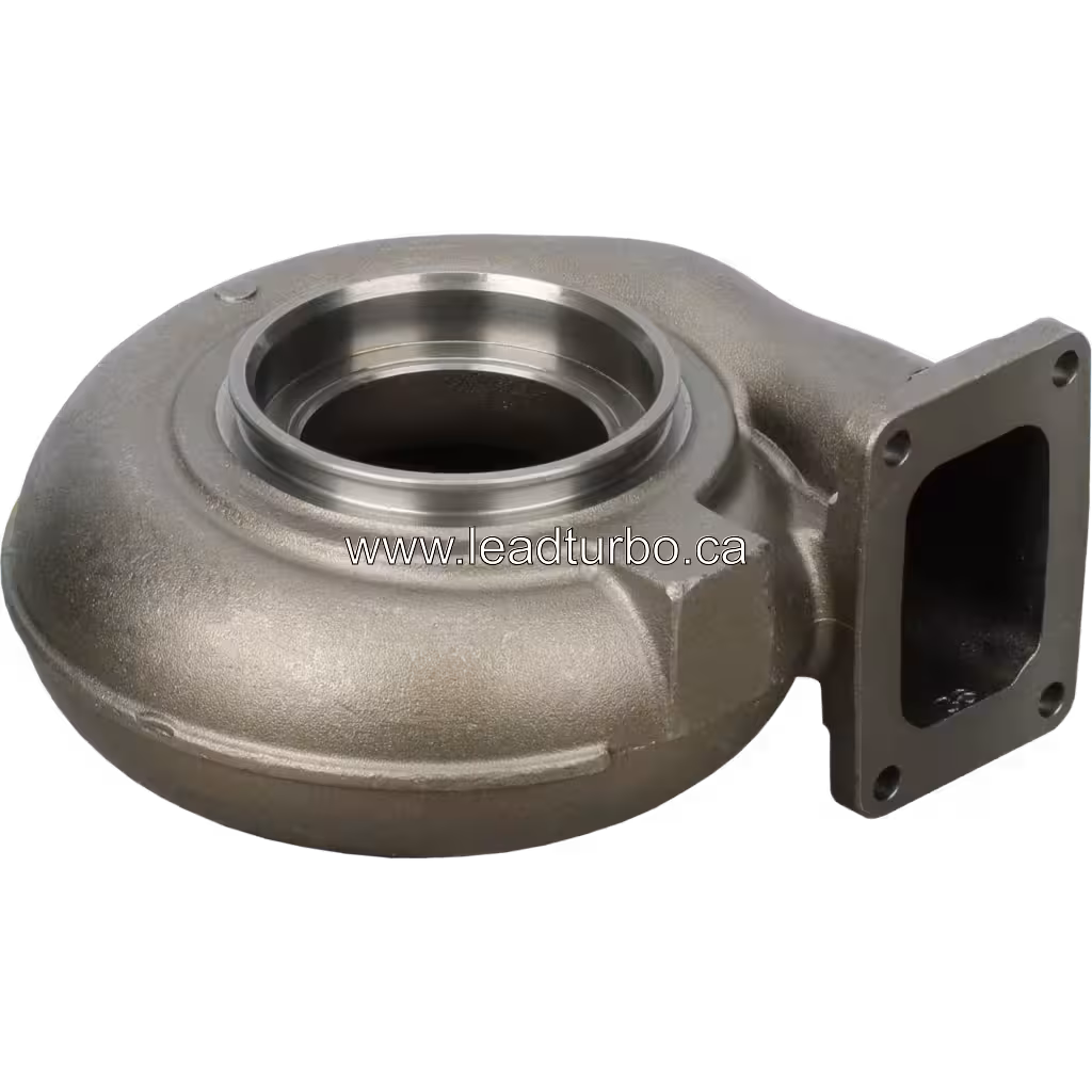 Vista replacement da carcaça de turbina Cummins KT38 com acabamento cinza
