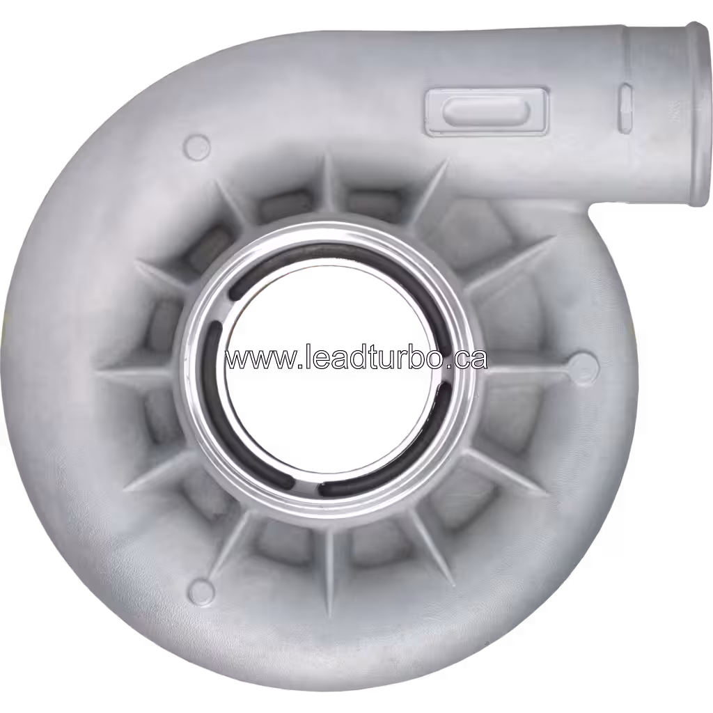 Carcaça do Compressor 4045471 para Turbo HX82 Cummins QSK60 top view