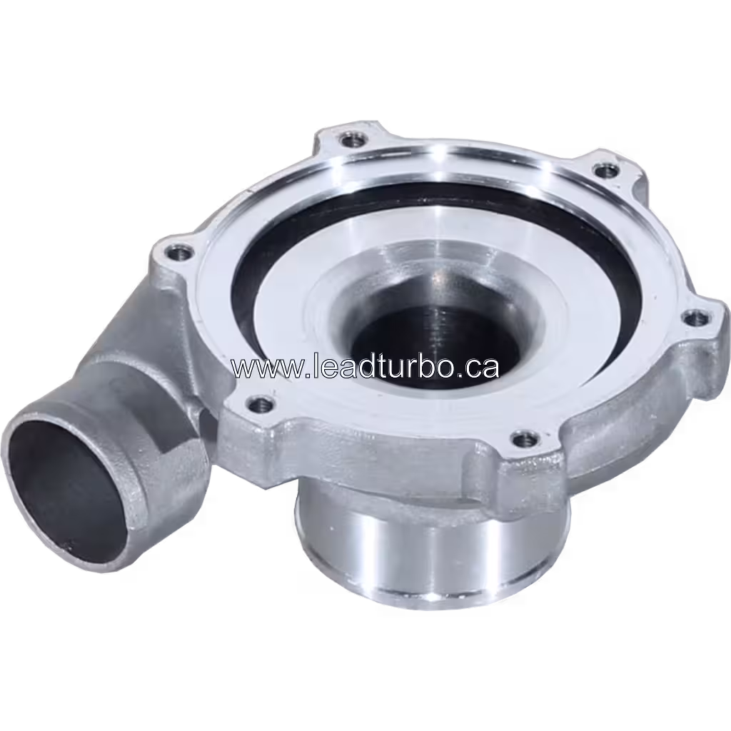 Carcaça do Compressor 446341-0003 para Turbo T300-03 John Deere 4039T bottom 45 degree view