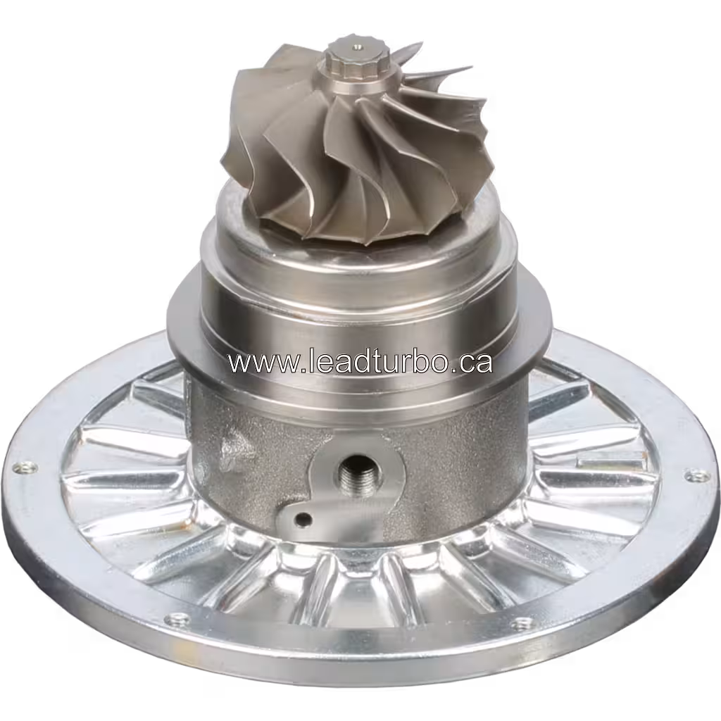 Core турбокомпресора 114400-3770 для Hitachi EX230-6 (Isuzu 6BG1T) bottom 45 degree view