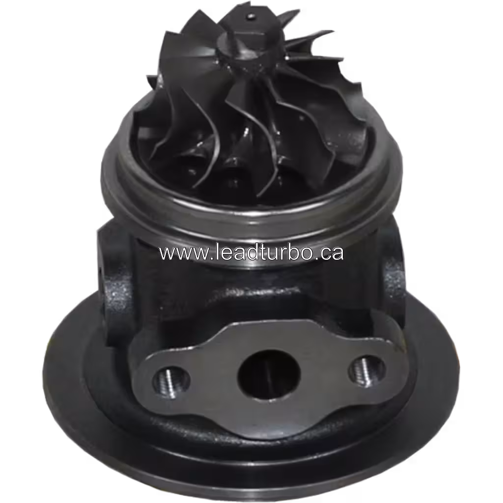 Core de turbo 466409-5002 vue de dessous à 45 degrés