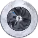 Core турбокомпресора TD06 FOR 49179-00260, вид спереду, компресорне колесо та фланець кріплення