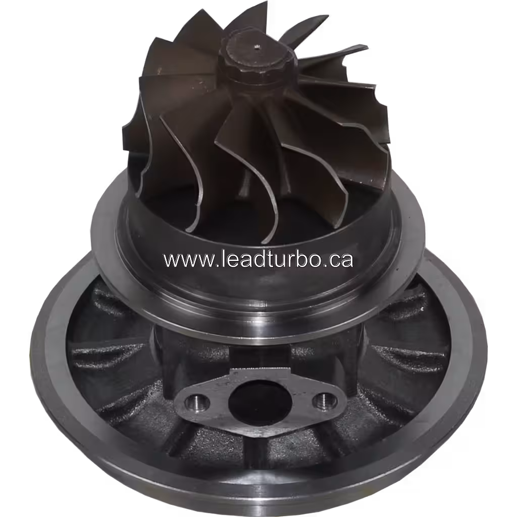Core turbosprężarki do CAT 353 / 3408T 6L bottom 45 degree view