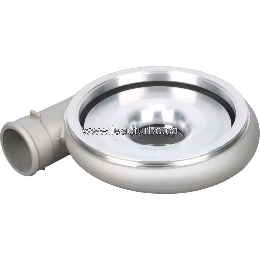 Корпус компресора турбокомпресора для Cummins QST30 bottom 45 degree view