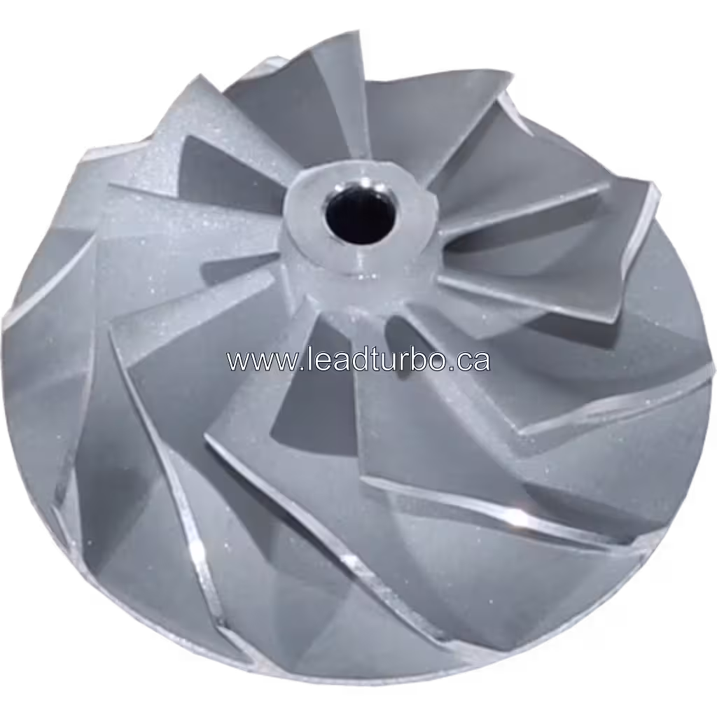 Koło sprężarki VF40A132 CW do turbosprężarki J96 45 degree view