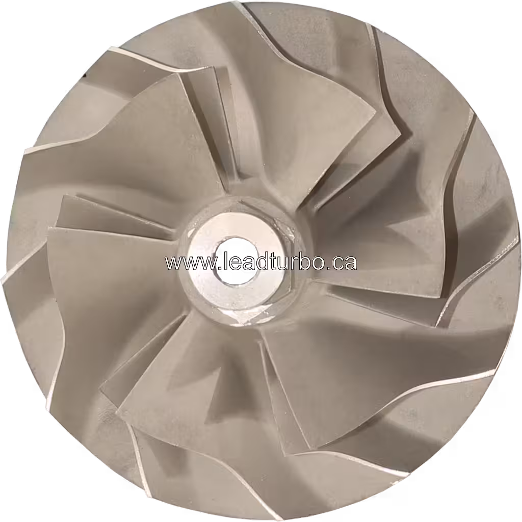 Koło sprężarki turbosprężarki GT4294 714788-0001 CW do CAT C12 top view