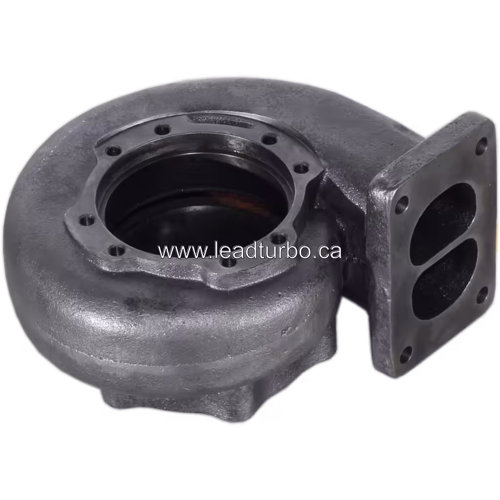 Korpus turbiny 6505-67-5040 TH (KTR110-1E) – zamiennik do Komatsu D155 bottom 45 degree view