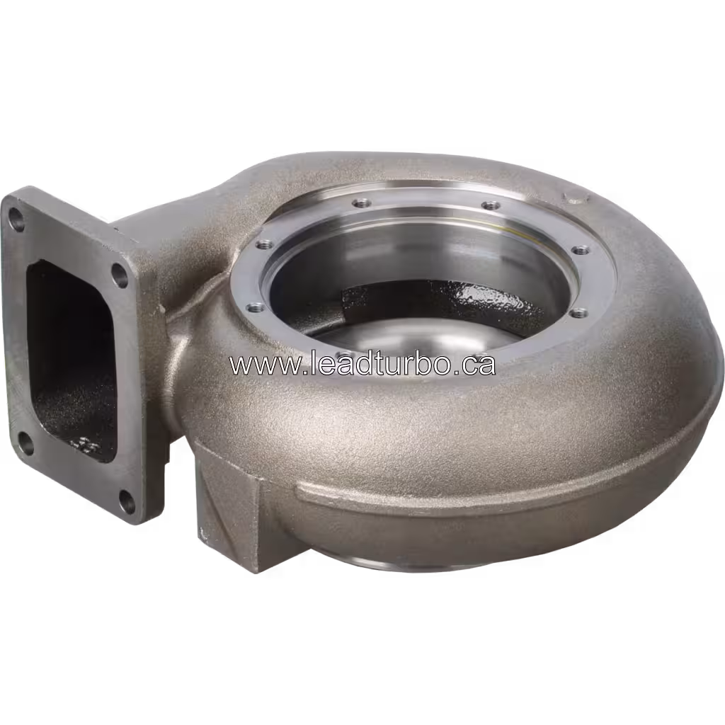 Korpus turbiny HC5A 3527372 TH zamiennik do Cummins KT38 bottom 45 degree view