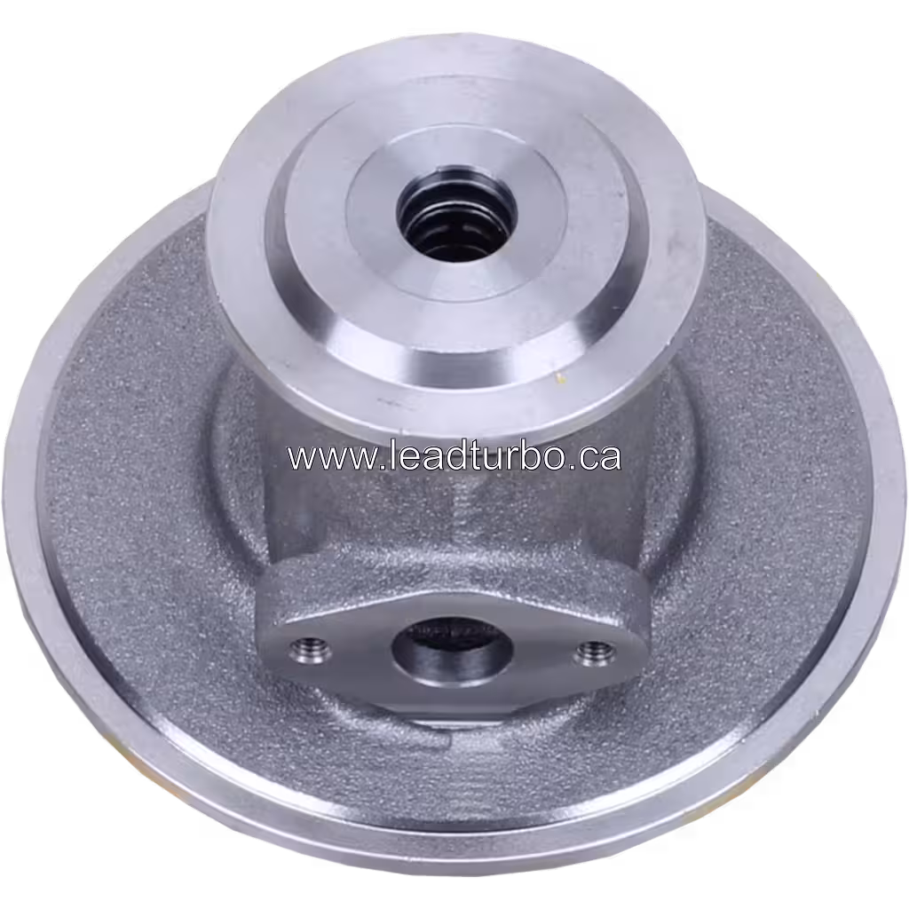 NE960011 BH Korpus łożyska turbosprężarki do Hino Truck FB14 bottom 45 degree view
