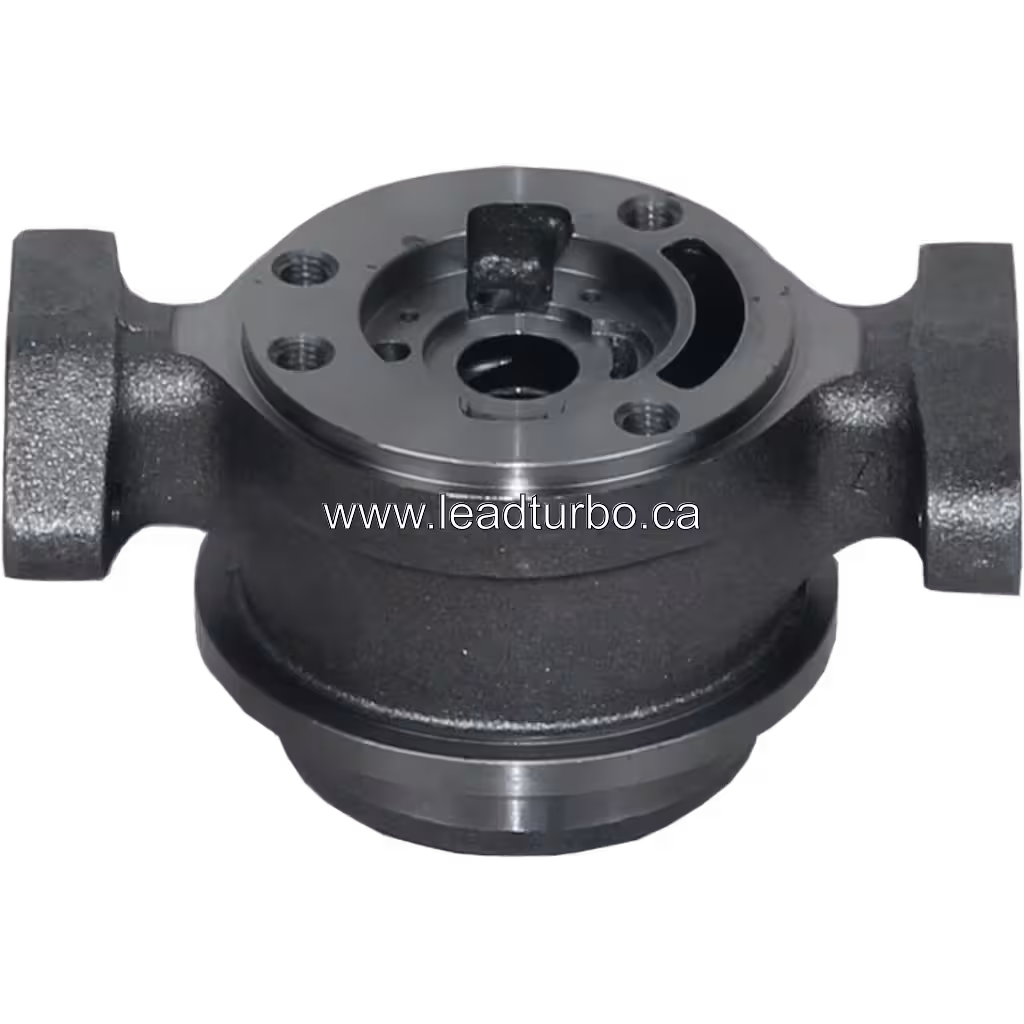 NH372501 Turbocharger Bearing Housing for Isuzu 6SD1T Hitachi EX300-3C 45 degree view
