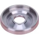 Ansicht von oben der zentralen Bohrung der Öl-Dichtungsplatte