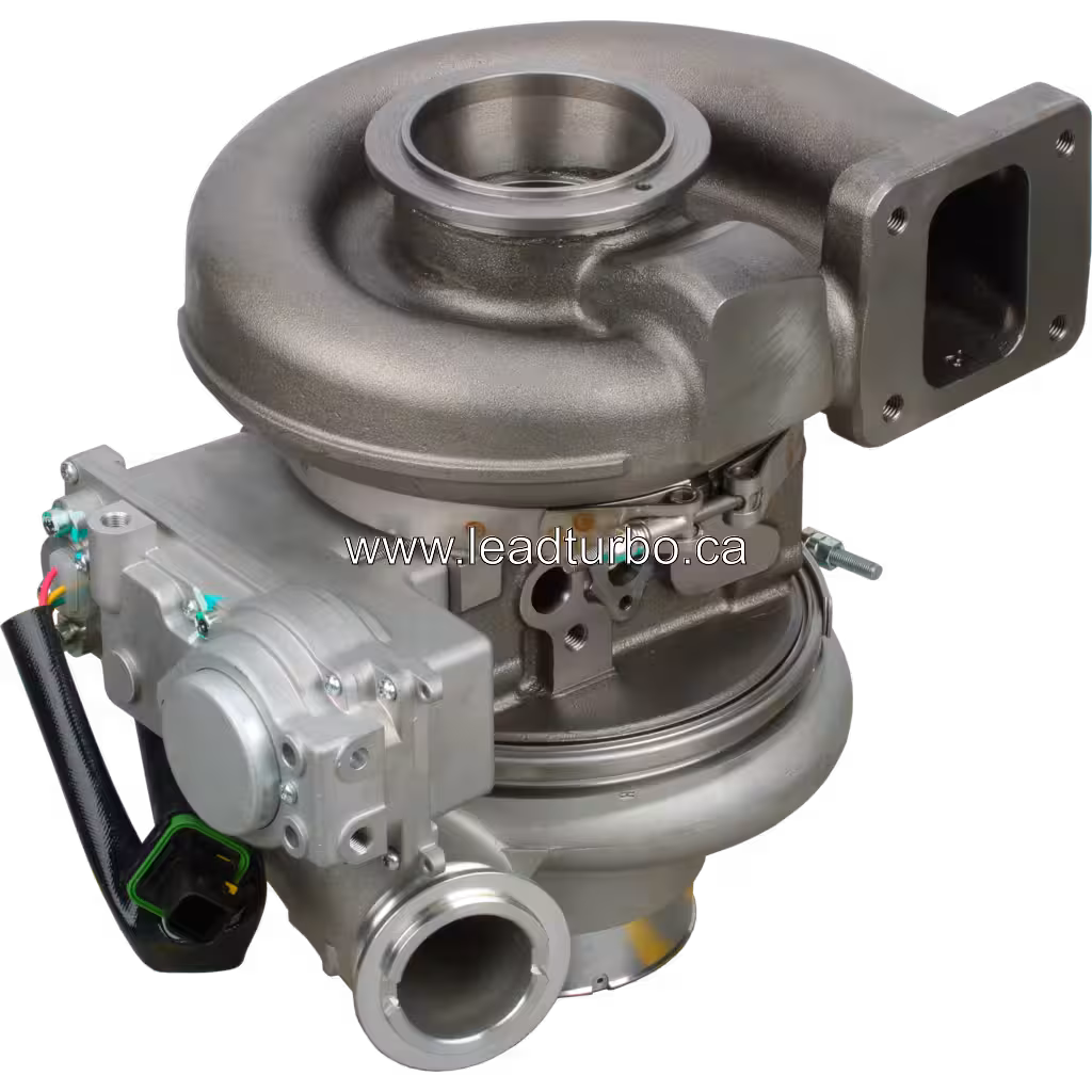 Турбокомпресор для PACCAR MX13 EPA13 (Peterbilt, Kenworth T660) bottom 45 degree view