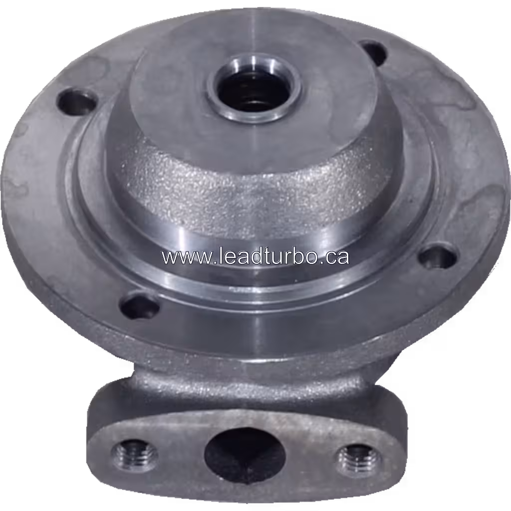 RHE6 BH J96 Bearing Housing Turbo Replacement bottom 45 degree view