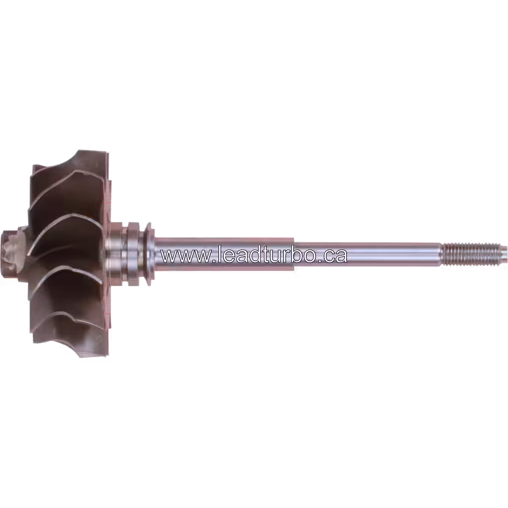 Roda de turbina de turbocompressor vista frontal