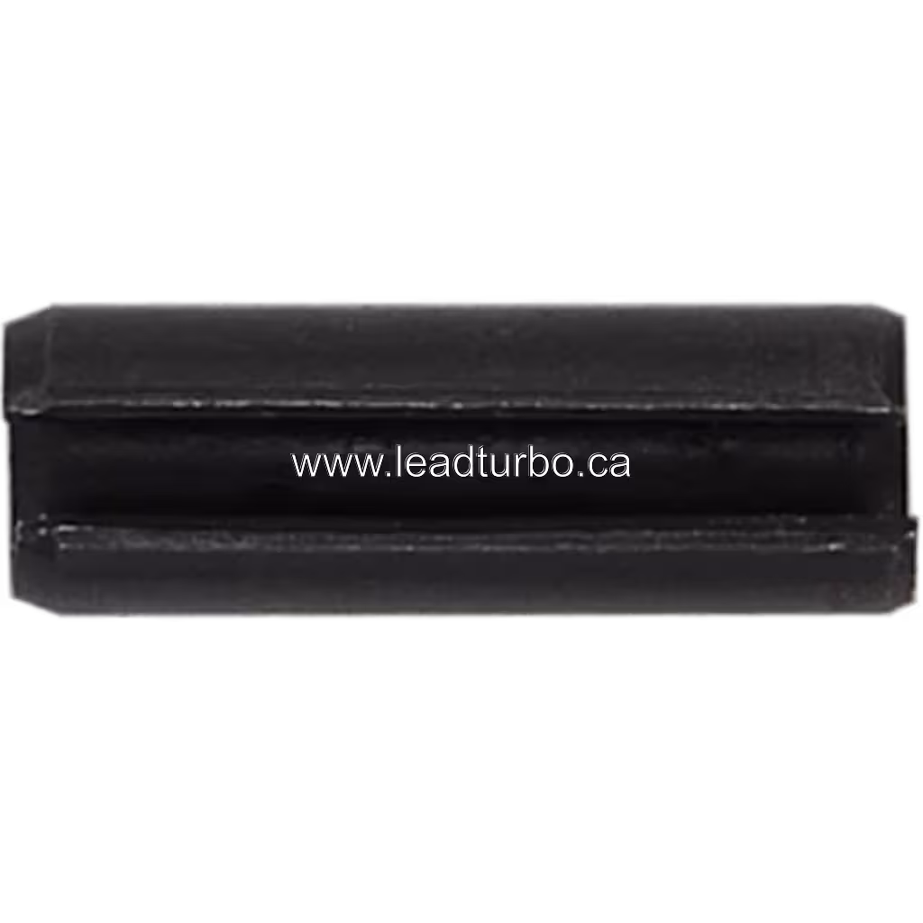 Roll Pin HX83 preto com fenda longitudinal vista lateral