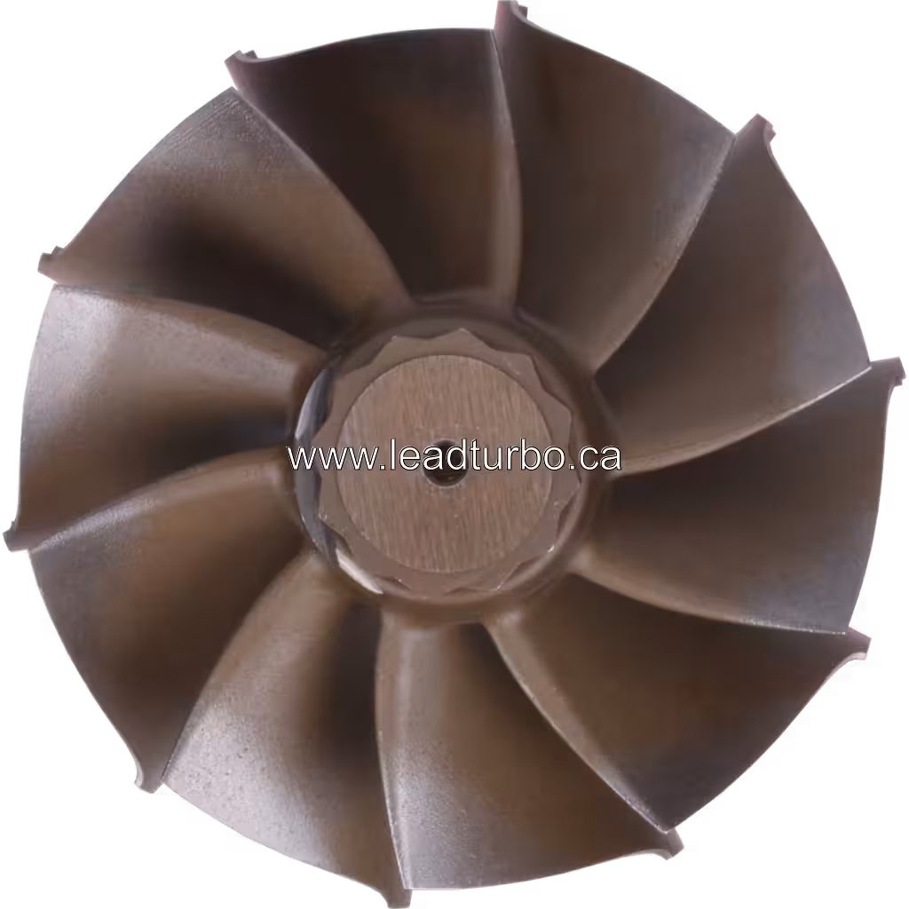 Roue turbine de remplacement 171689 vue de dessus