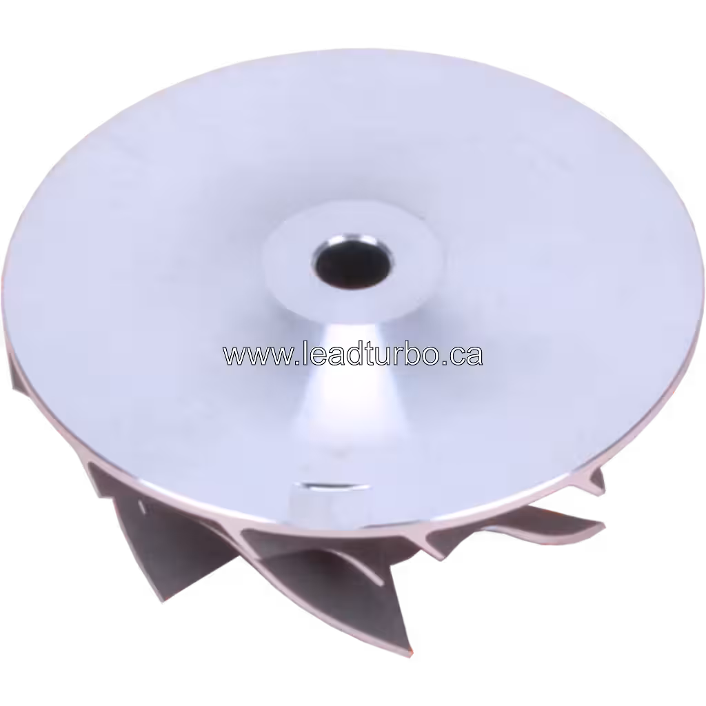 Roue de compresseur 431876-0145 CW pour Turbo J96 bottom 45 degree view