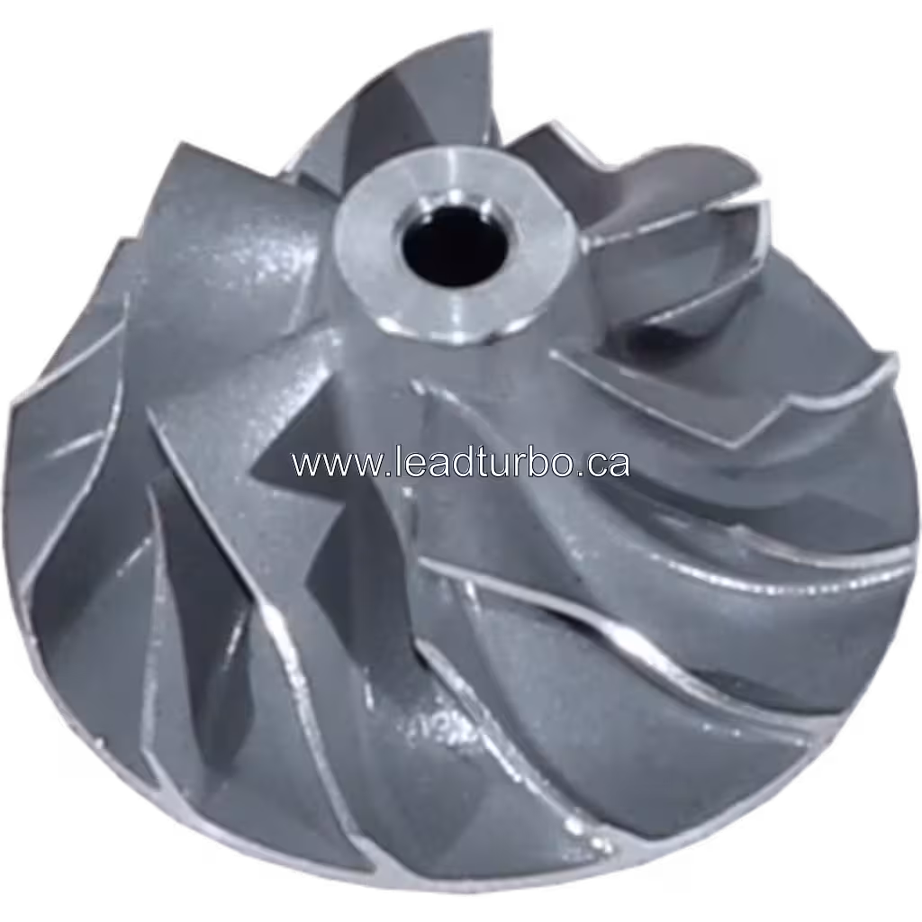 Roue de compresseur RHF3 1G923-17012 CW pour Bobcat V2003MDITE 45 degree view