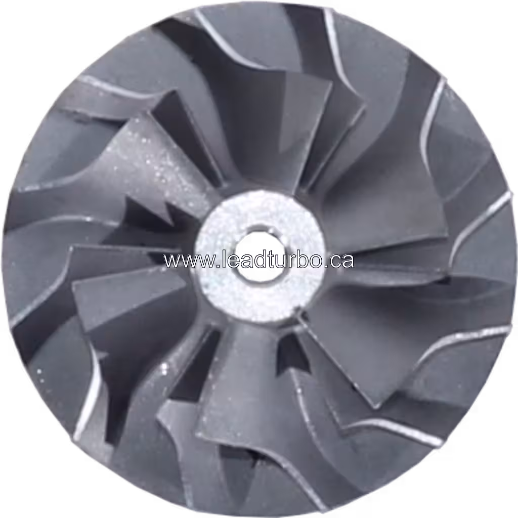 Roue de compresseur TD025M-06T 49173-06500 CW pour Opel Corsa C 1.7 DI top view