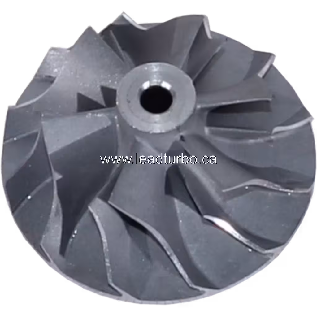 Roue de compresseur TD025M-06T 49173-06500 CW pour Opel Corsa C 1.7 DI 45 degree view