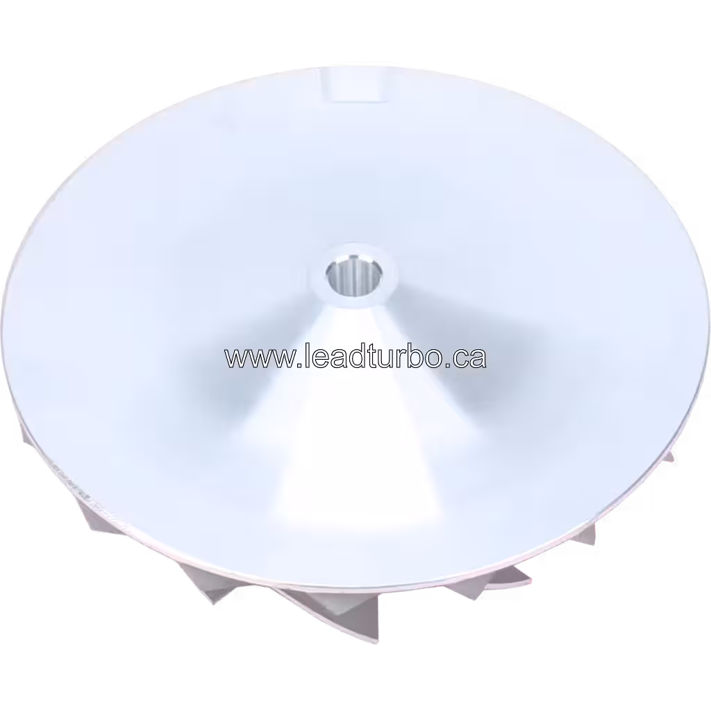 Rueda Compresora 3597224 HE551V para Iveco Cursor 13 bottom 45 degree view