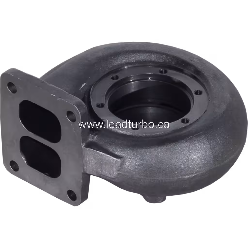 Турбіна турбокомпресора TB4142 466573-0001 TH для Nissan NE6T bottom 45 degree view