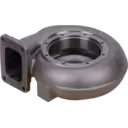 Turbine Housing FOR 3527372 TH, Unteransicht mit sichtbaren Gewindebohrungen und Volutenform