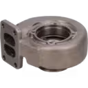Turbine housing FOR 4040605 TH vue de dessus à 45 degrés avec trous de fixation