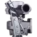 Turbo 3536327 HX35W vista frontal para Daewoo DH220-5