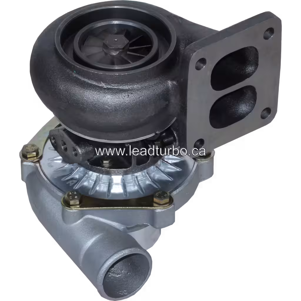 Turbo 6207-81-8210 TO4B59 para Komatsu PC200-5 S6D95 bottom 45 degree view