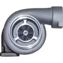 Turbocharger 0R5754 TV8106 com carcaça de turbina de duas portas