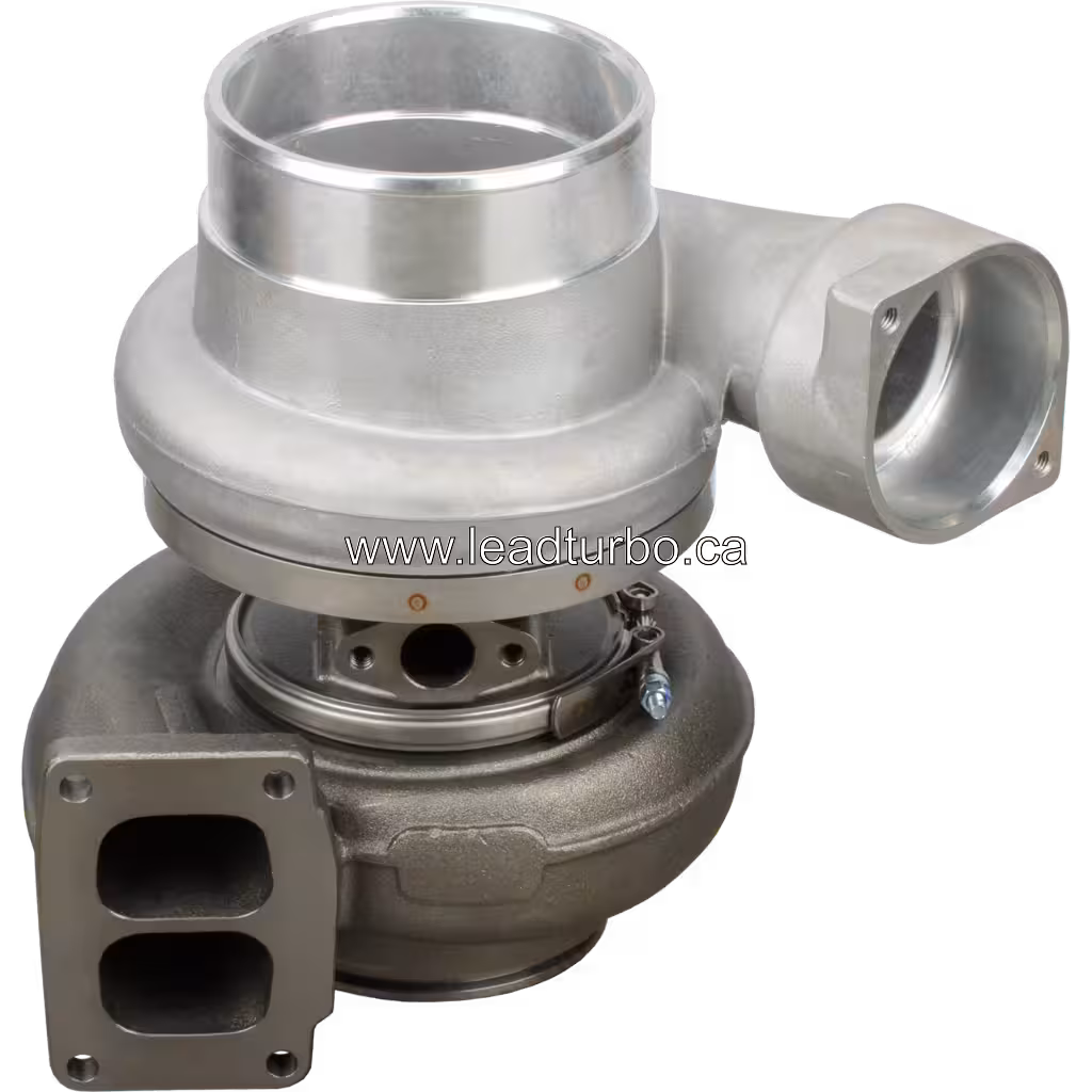 Vista replacement do turbo 0R5754 mostrando a roda de compressor usinada