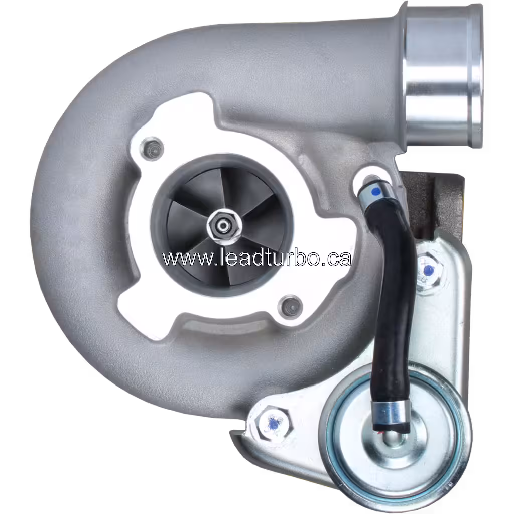 Turbocharger 17201-67010 com entradas flangeadas de escape e compressor